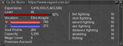 Signature for player Cu De Burro