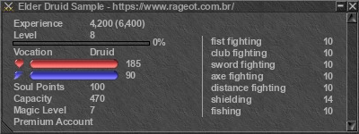 Signature for player Elder Druid Sample