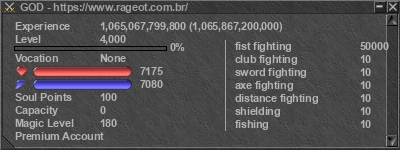 Signature for player GOD