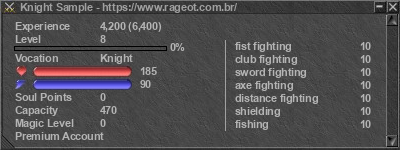 Signature for player Knight Sample